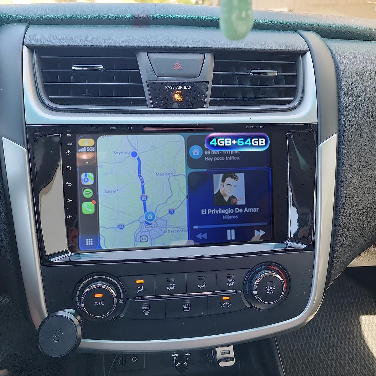 For 2013-2018 Nissan Altima Apple CarPlay Car Radio Android GPS Stereo Player