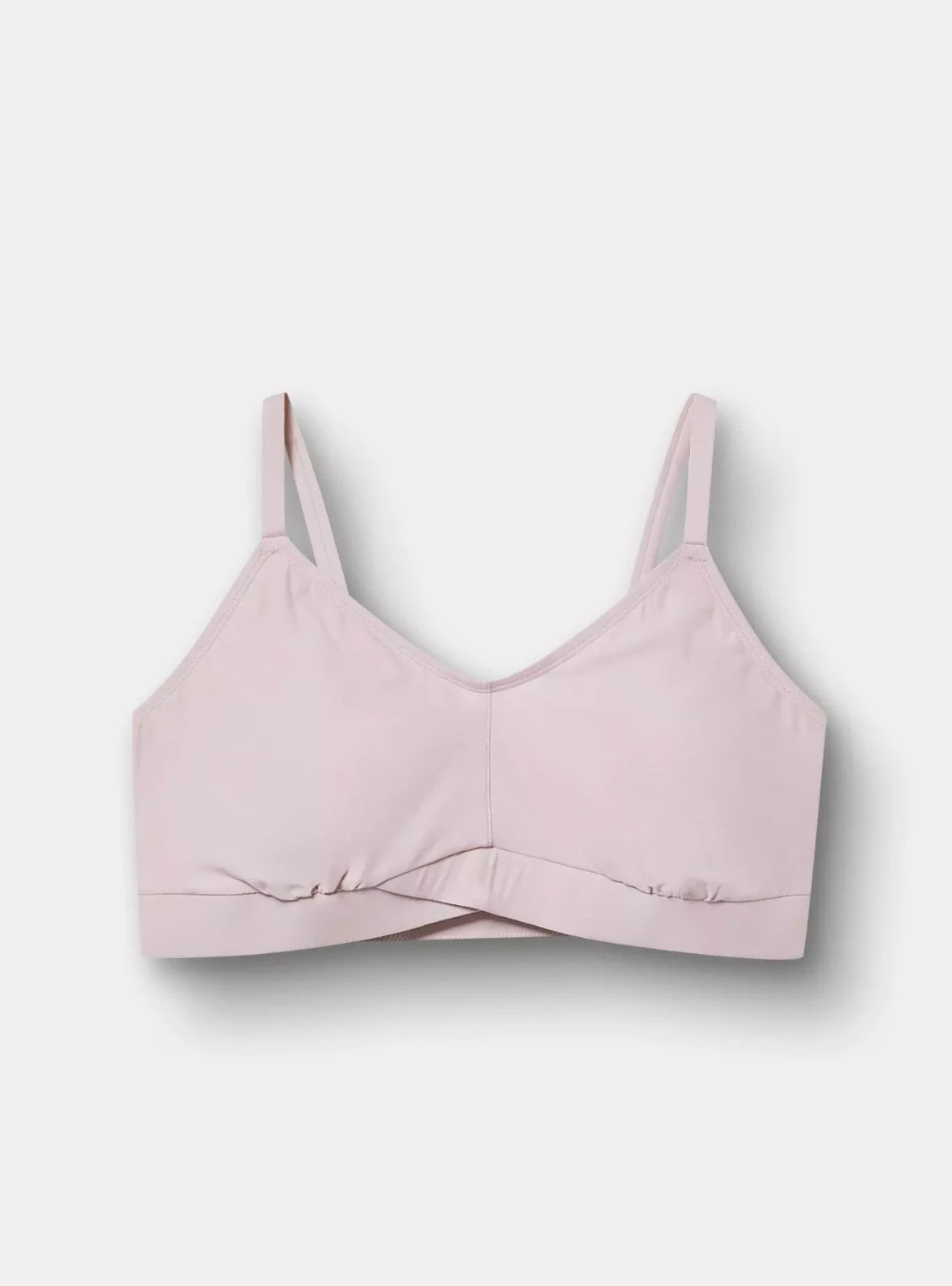 Torrid Lightly Lined Smooth Cross-Front Bralette 2x NWT  Keepsake lilac heather