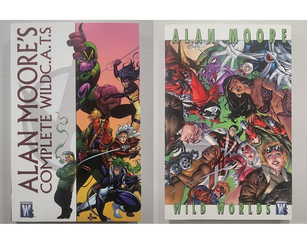 Alan Moore\'s Complete WildC.A.T.S. & Wild Worlds TPB Set Unread OOP Wildcats DC