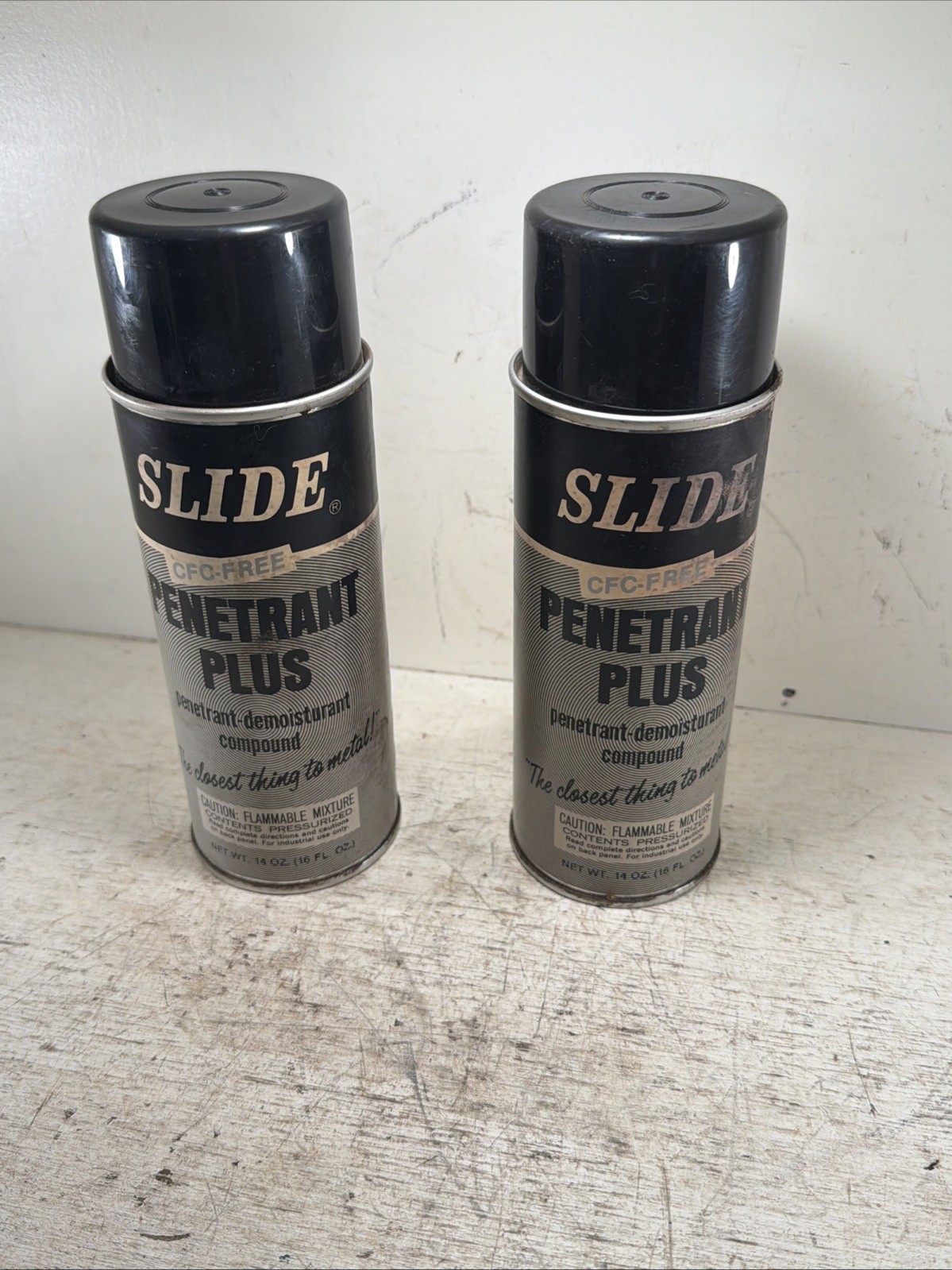 Lot Of 2 Vintage New NOS Slide Penetrant Plus 41814 CFC Free