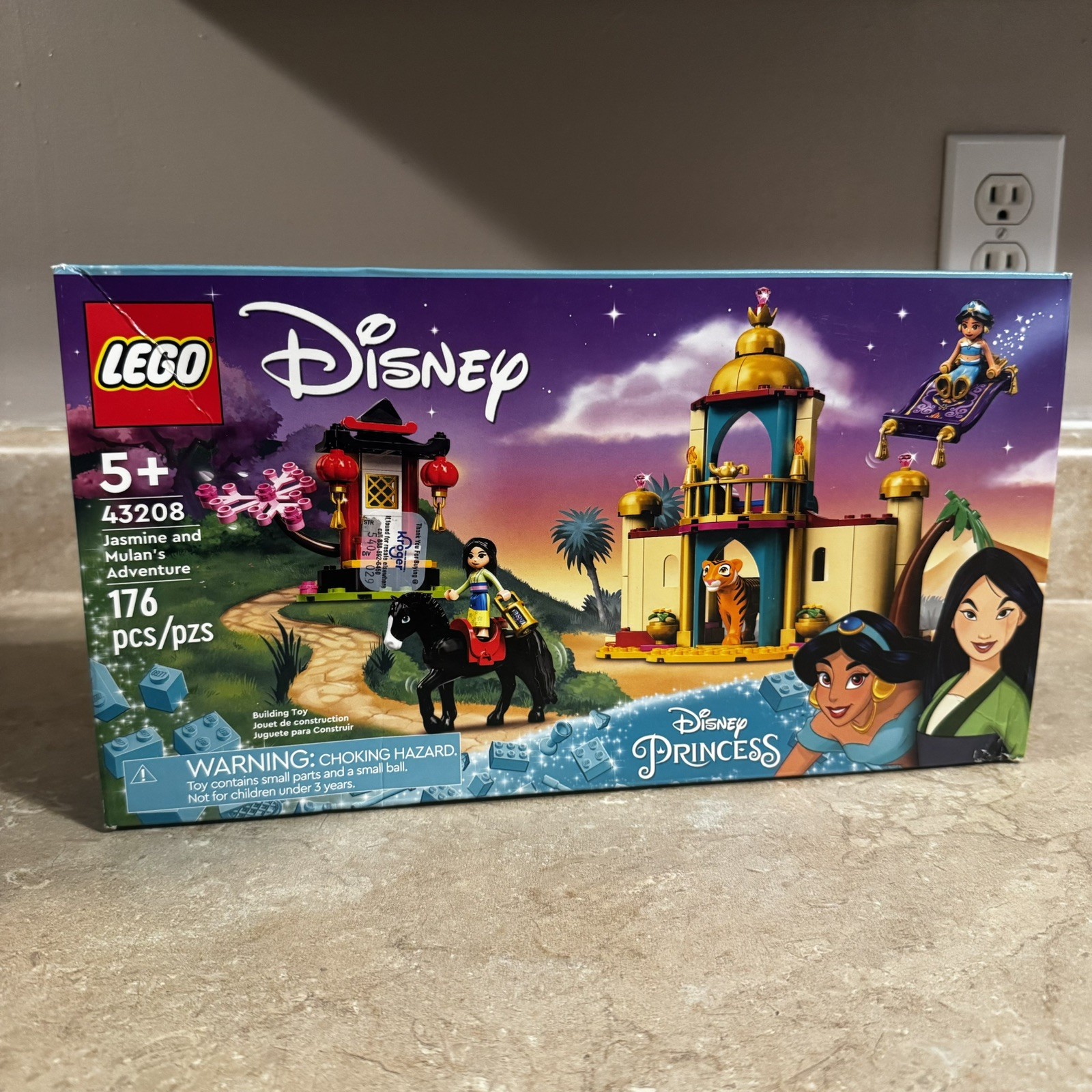 LEGO 43208 Disney Princess Jasmine and Mulan’s Adventure New Sealed LEGO 43208 Disney Princess Jasmine and Mulan’s Adventure New Sealed
