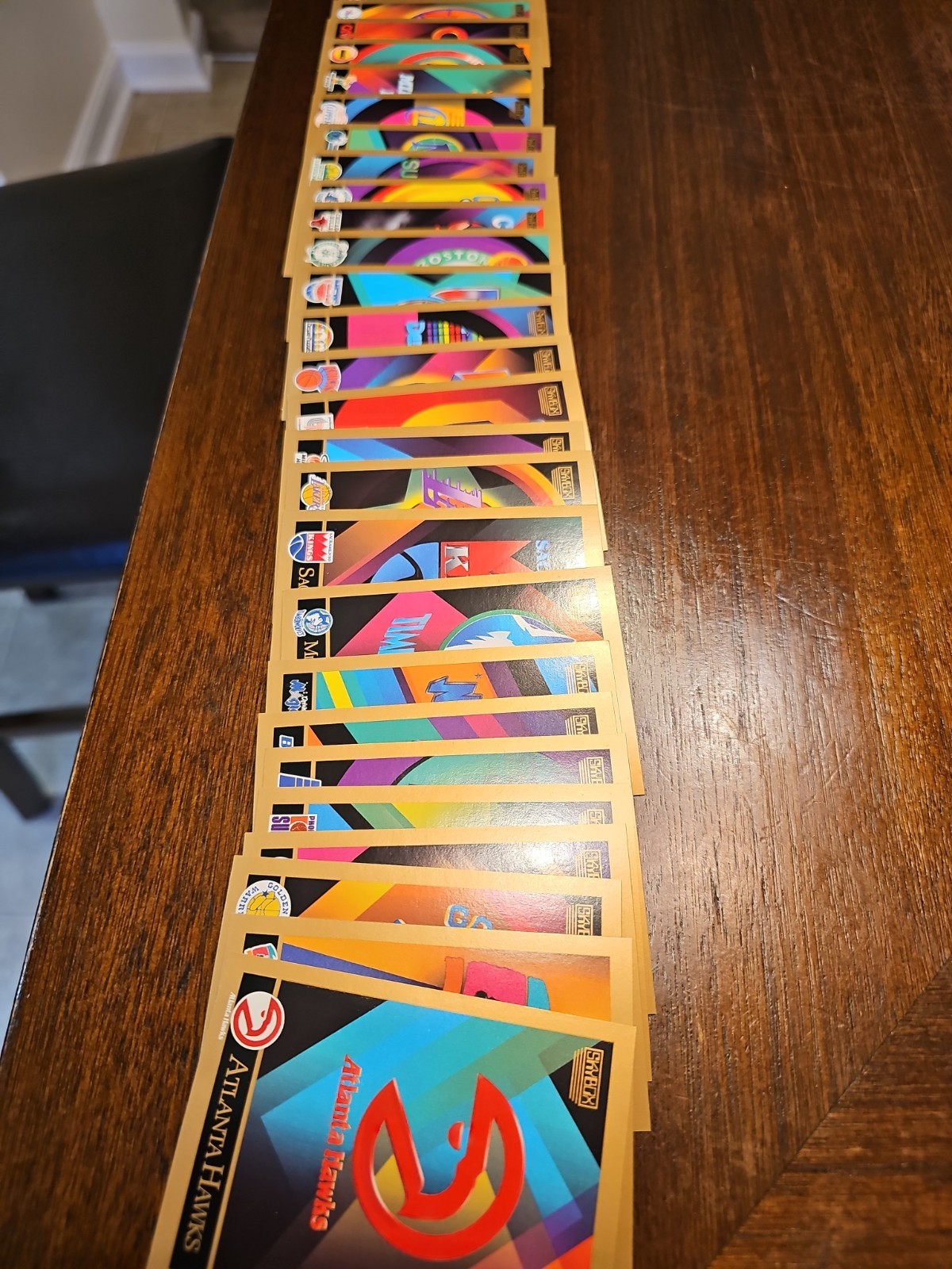 (27) Skybox NBA 1990 TEAM LOGO Complete Set Basketball Cards Excellent Condition (27) Skybox NBA 1990 TEAM LOGO Complete Set Basketball Cards Excellent Condition