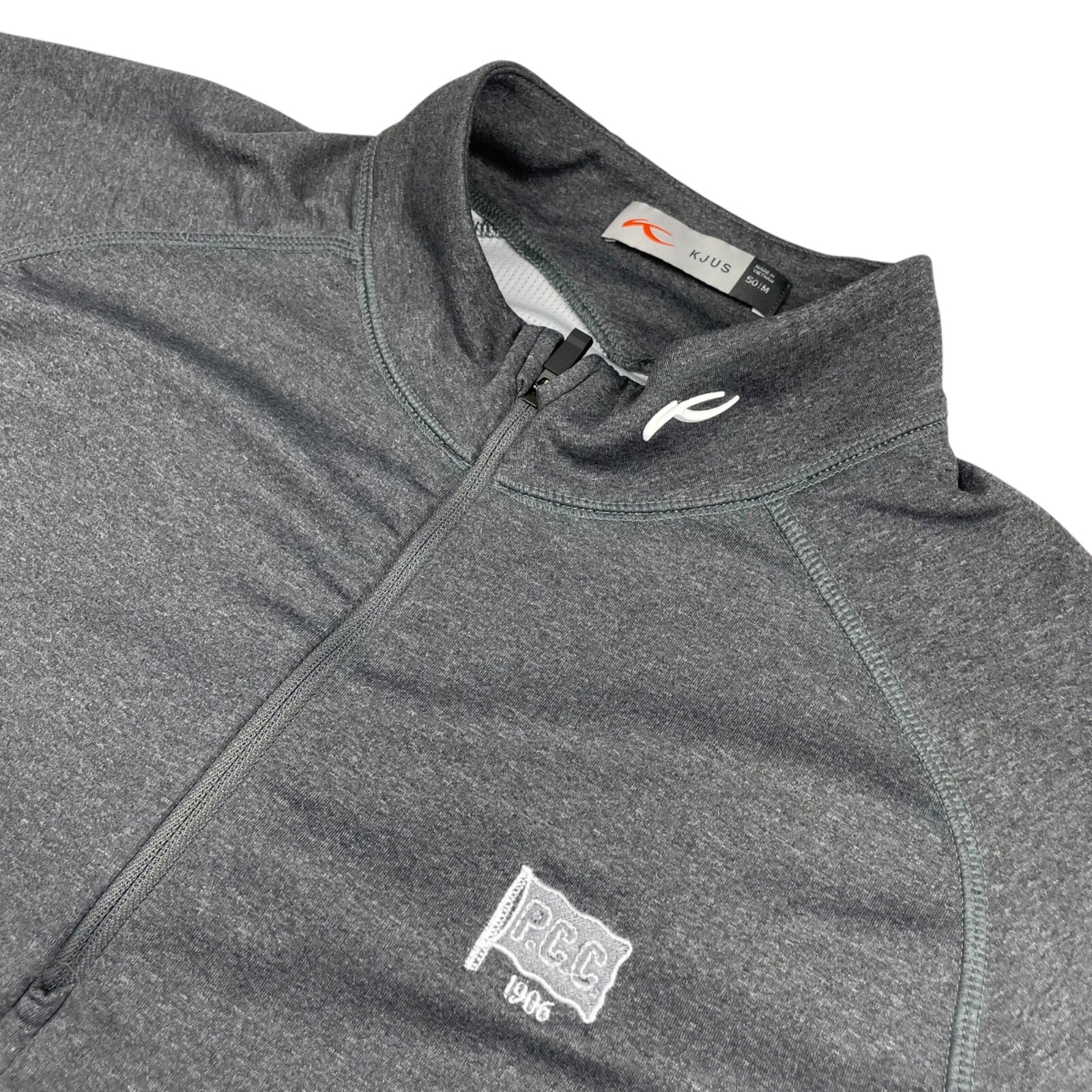 KJUS Men’s Performance Stretch 1/4 Zip Pullover Gray • Size 50 | Medium KJUS Men’s Performance Stretch 1/4 Zip Pullover Gray • Size 50 | Medium