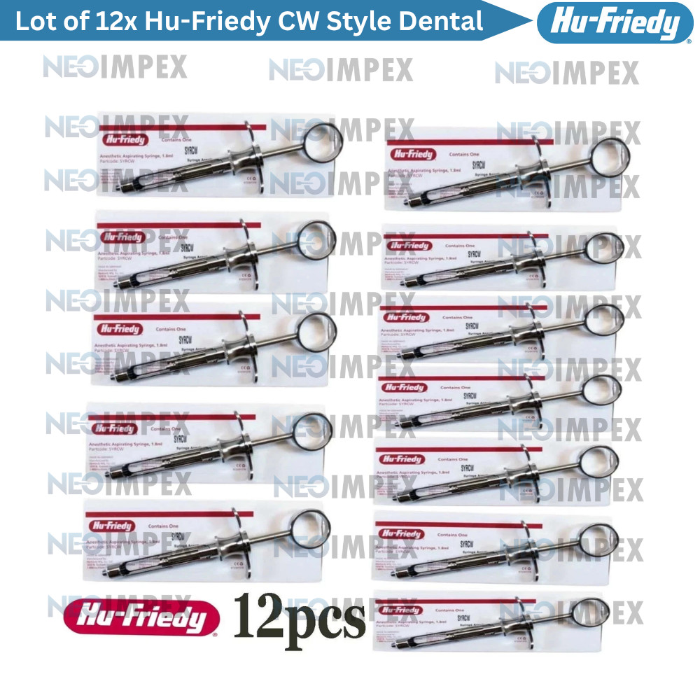Lot of 12x Hu-Friedy CW Style Dental  Instrumrnts Surgical set