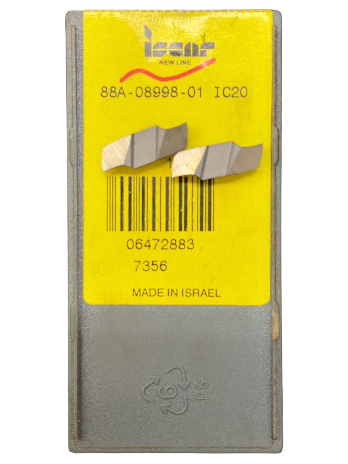 (12 Pcs) Iscar 88A-08998-01 Grade: IC20 Carbide Inserts