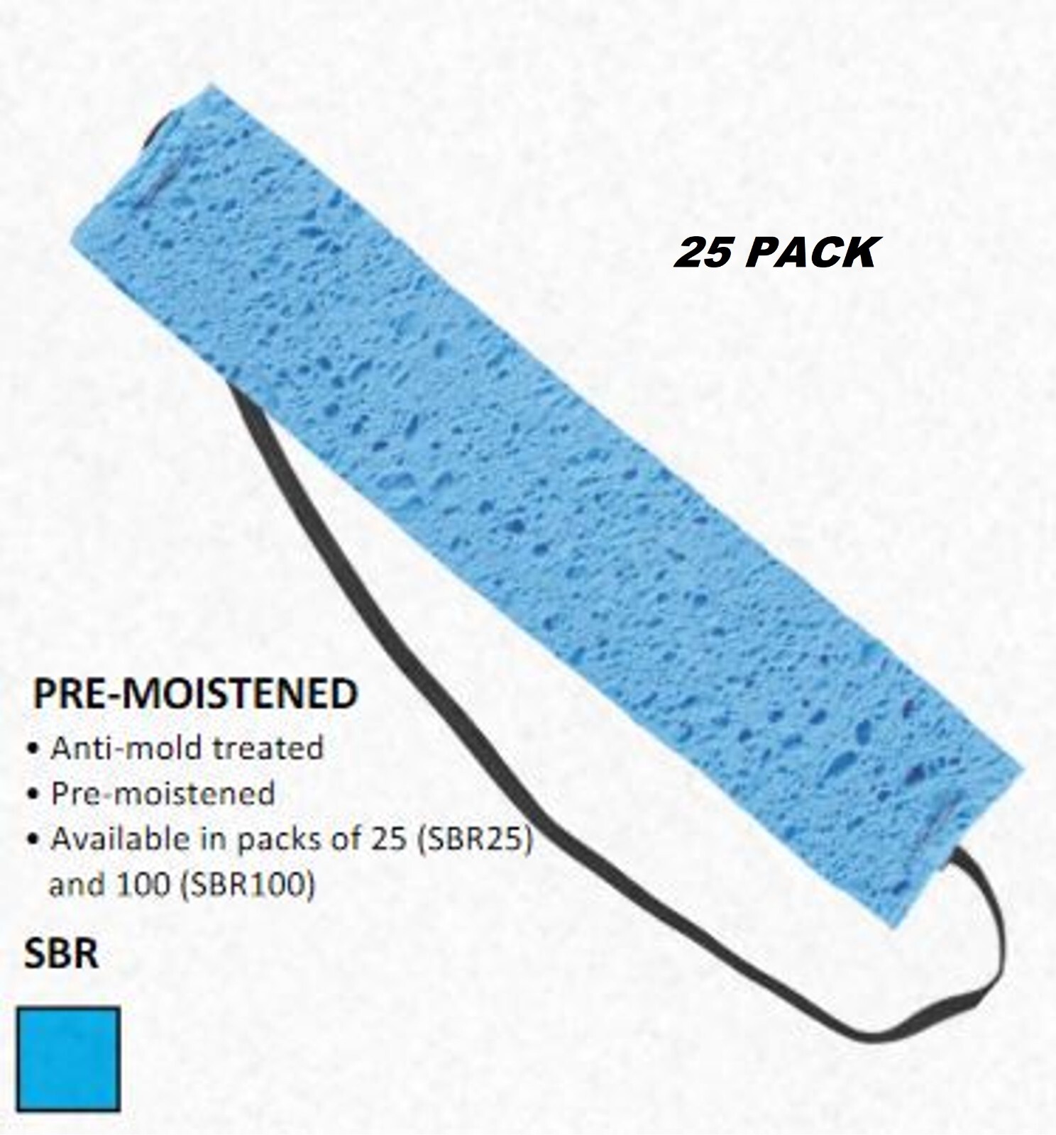 25- SBR25 Reusable Absorbent Disposable Lightweight Sponge Cooling Sweatbands 25- SBR25 Reusable Absorbent Disposable Lightweight Sponge Cooling Sweatbands