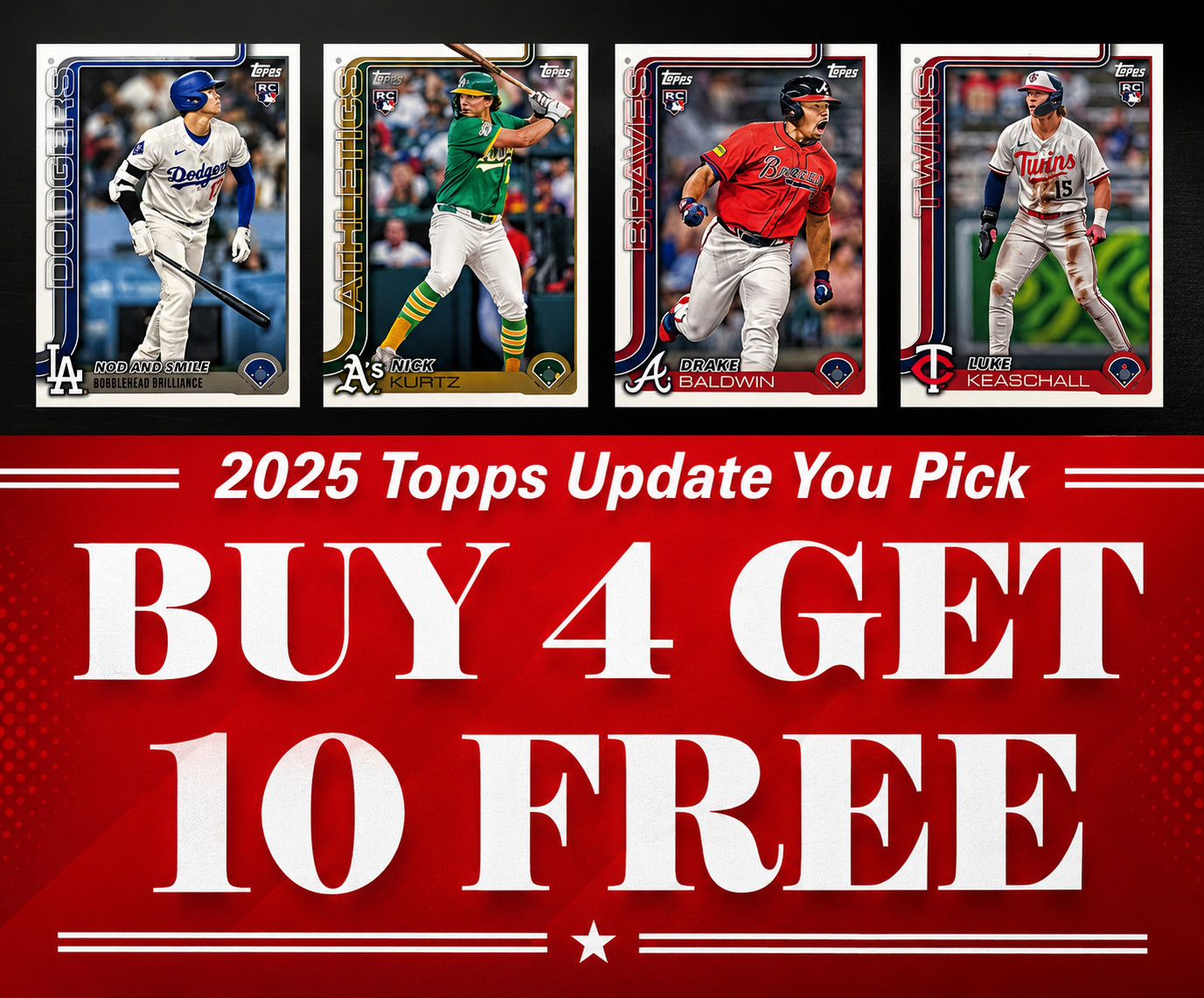2025 Topps Update Baseball Singles US1-US250 You Pick Complete Your Set