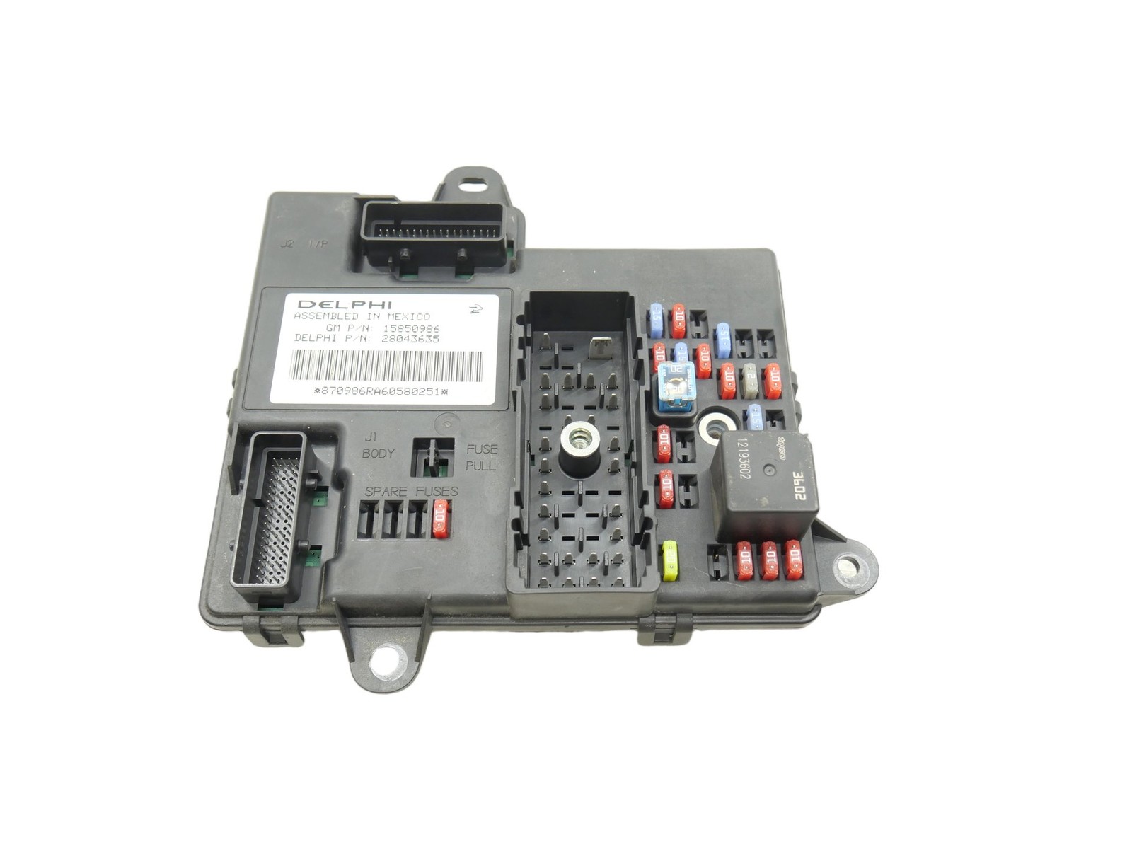 2005-2007 Chevrolet Corvette C6 Body Control Module BCM 15850986 OEM