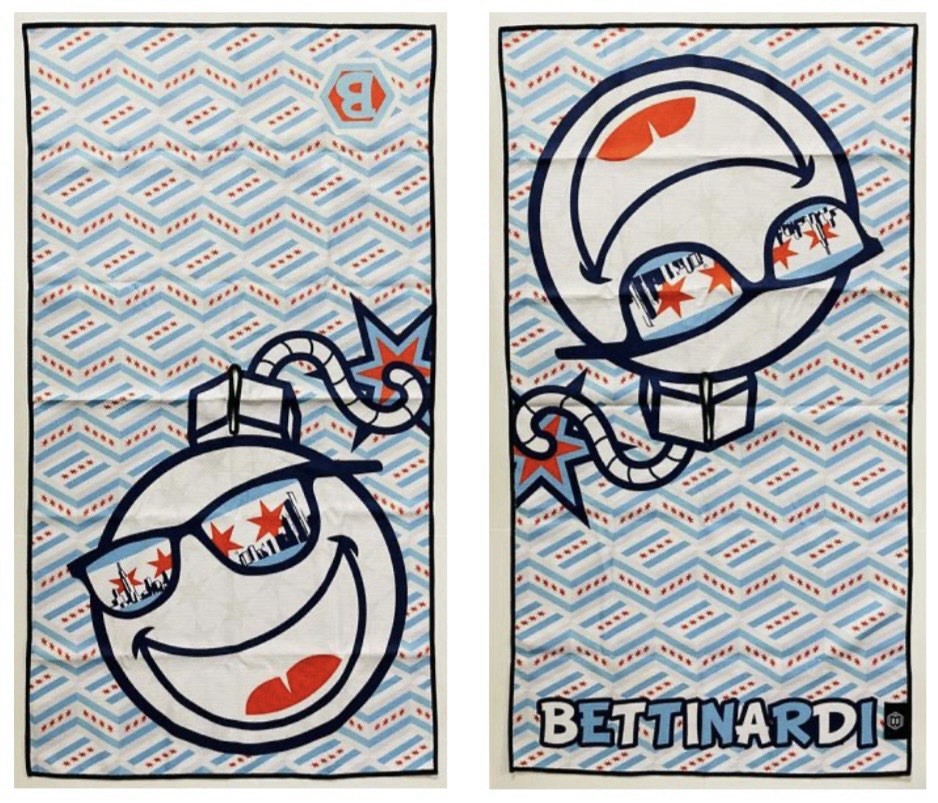 💣Extremely Rare Bettinardi RWB Chicago Sky Bomb Tour Limited Players Towel💣