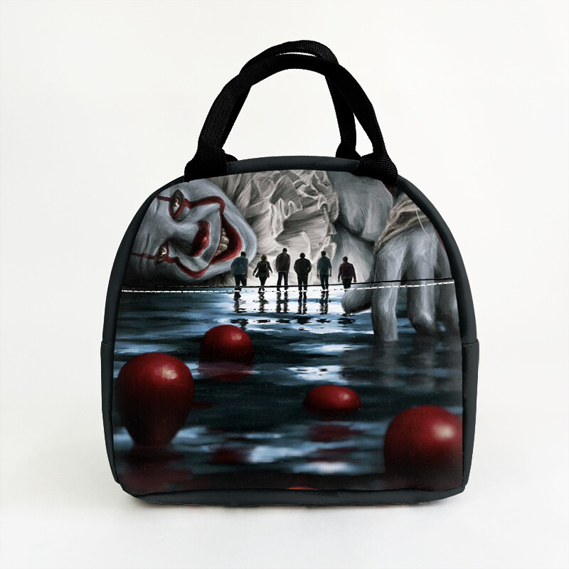 IT*Clowns Lunch Bag Horror Pennywise Unisex Insulated Cooler Liner lunch Box