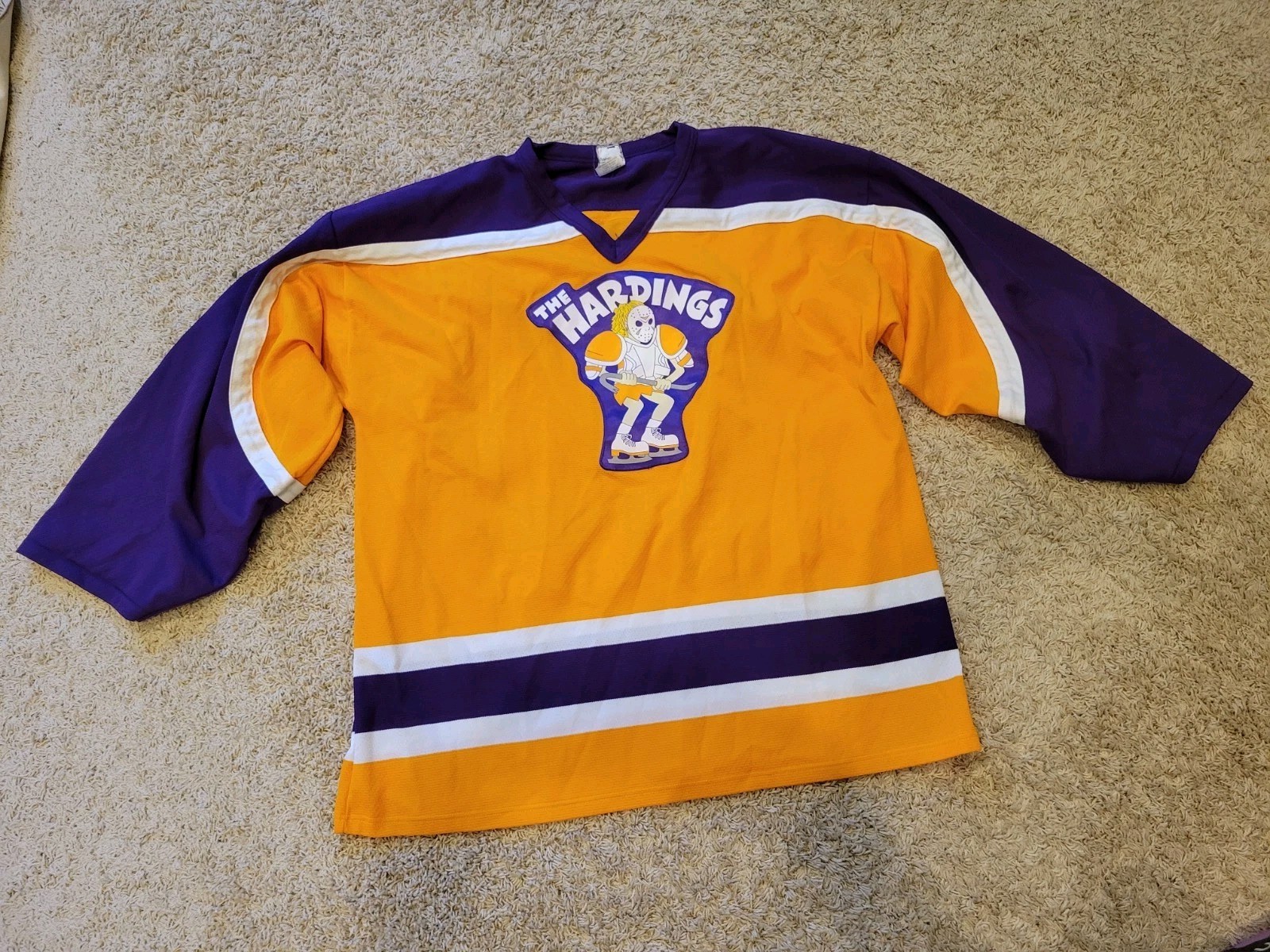 Vintage The Hardings Athletic Knit Hockey Jersey Size XL Stiched Canada #20