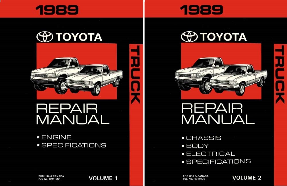 1989 Toyota Truck Shop Service Repair Manual 1989 Toyota Truck Shop Service Repair Manual