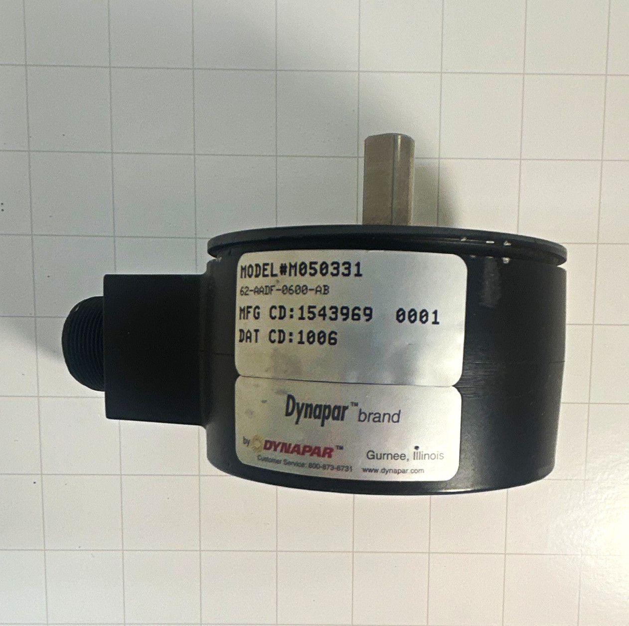 Dynapar Encoder M050331 Incremental Optical Rotary Shaft