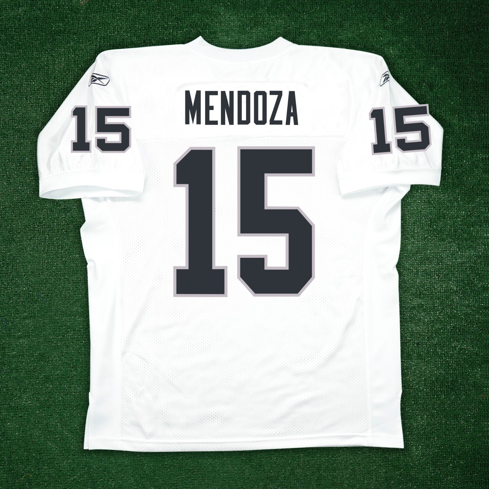 Fernando Mendoza Reebok NFL Oakland Raiders Authentic On-Field EQT Jersey Fernando Mendoza Reebok NFL Oakland Raiders Authentic On-Field EQT Jersey