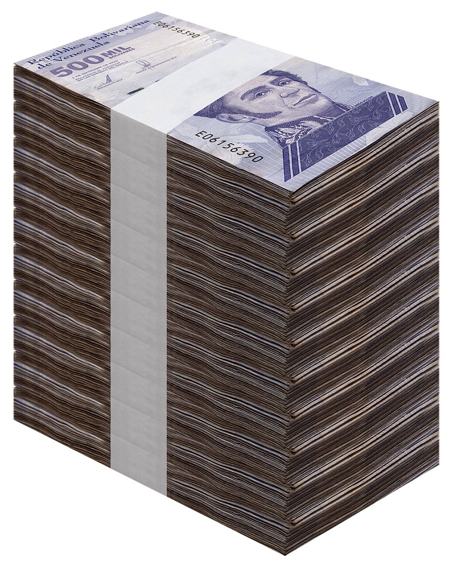 Venezuela 500 Mil Bolivar Soberano 2020 CIRCULATED X 1000 PCS Bundle USA SELLER Venezuela 500 Mil Bolivar Soberano 2020 CIRCULATED X 1000 PCS Bundle USA SELLER