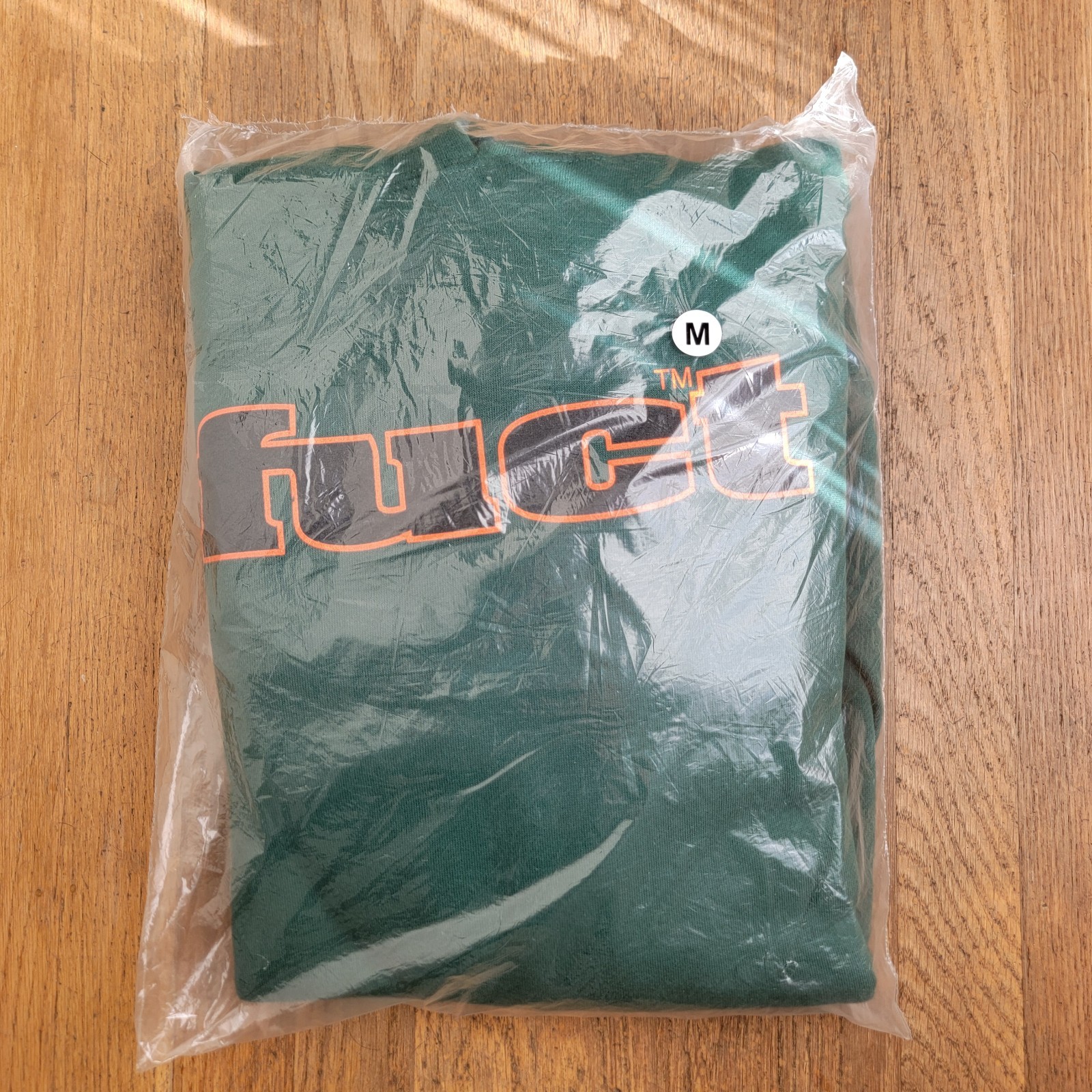 FUCT OG Logo Hooded Sweatshirt Green Size Medium 2021 *RARE*