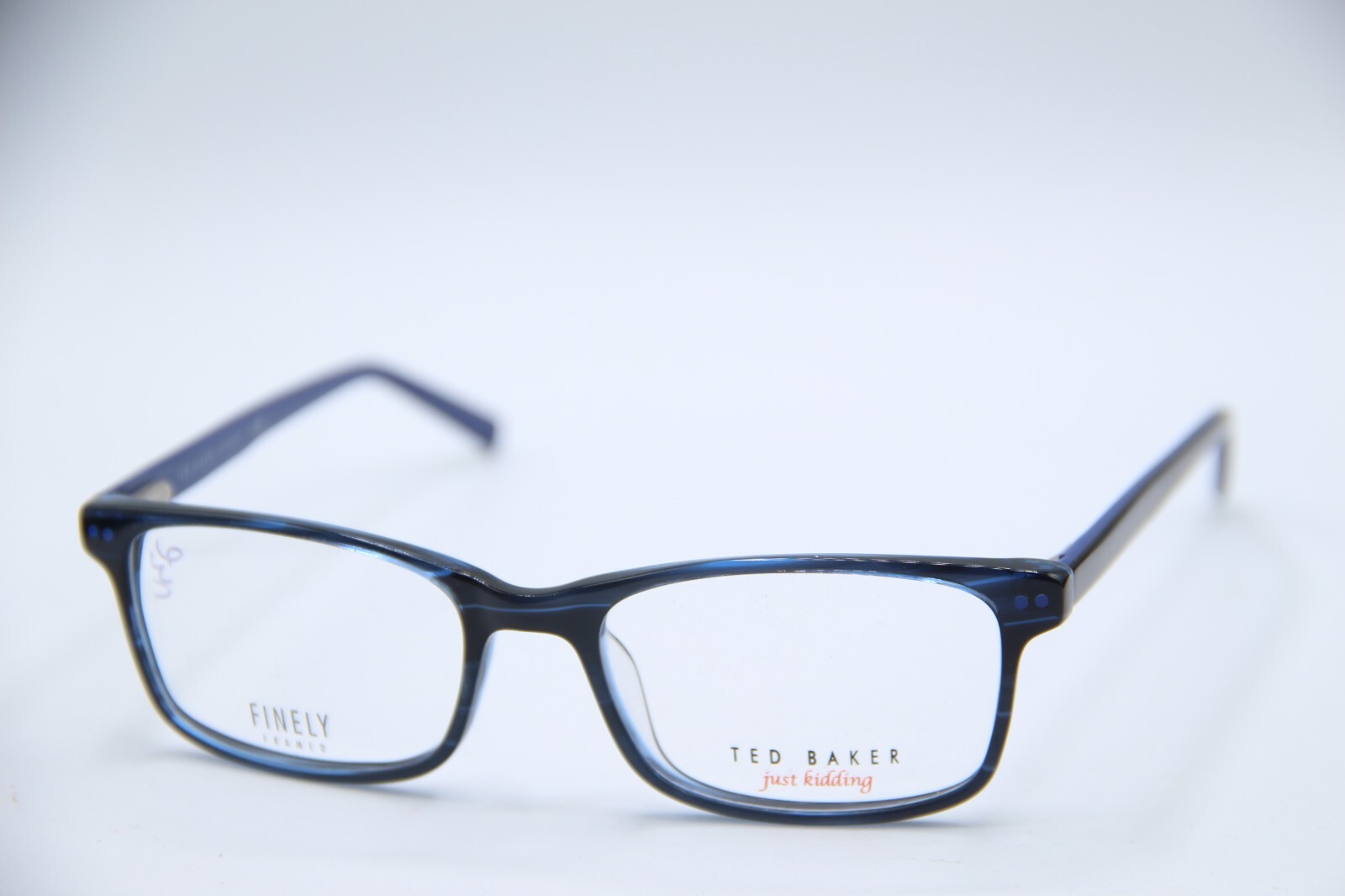 NEW TED BAKER LONDON B970 BLUE B:32 AUTHENTIC DESIGNER EYEGLASSES 48-16