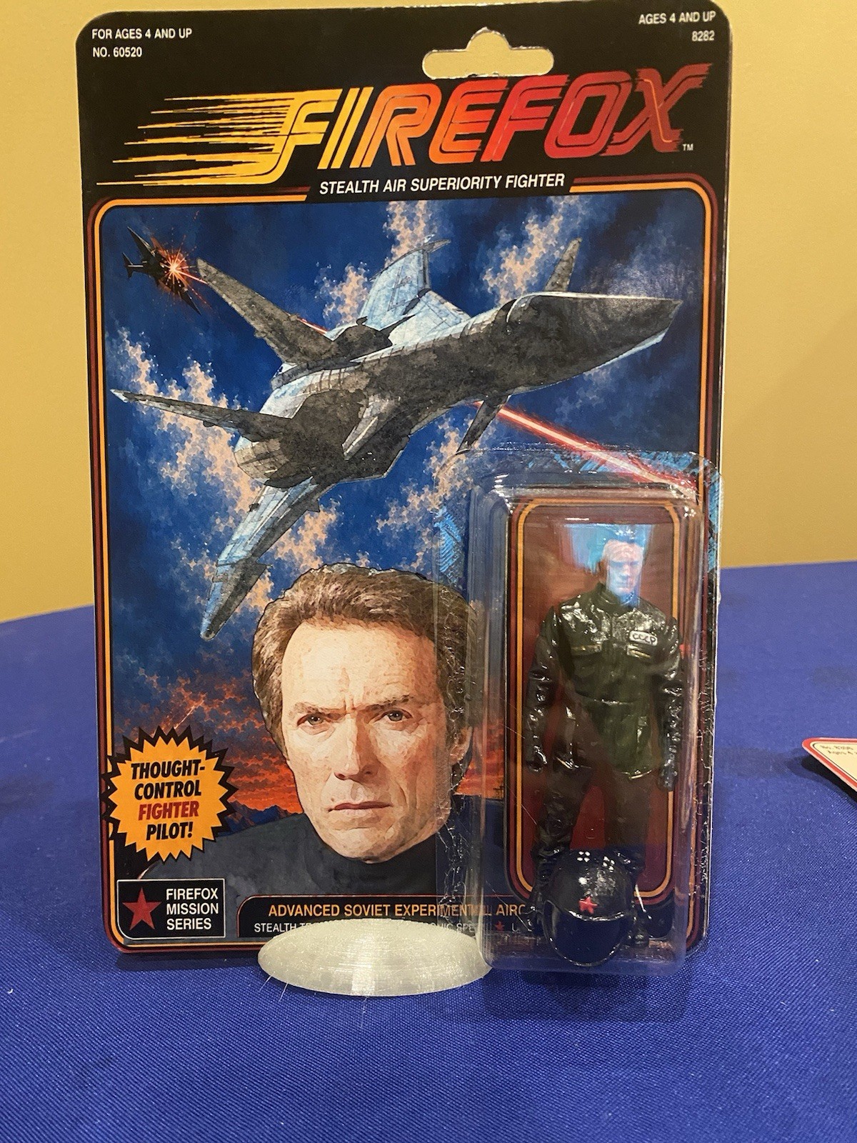 FIREFOX Mitchell Gant Action Figure custom Painted On Card
