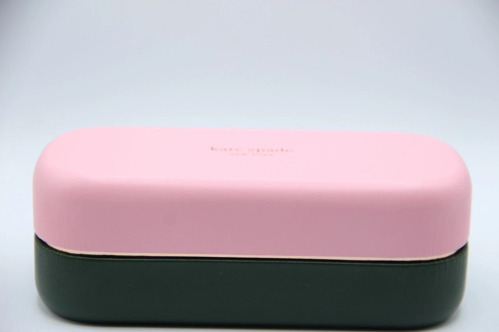 New Kate Spade Pink/Green Large Case Sun EyeGlasses Case + Cleaning Cloth New Kate Spade Pink/Green Large Case Sun EyeGlasses Case + Cleaning Cloth