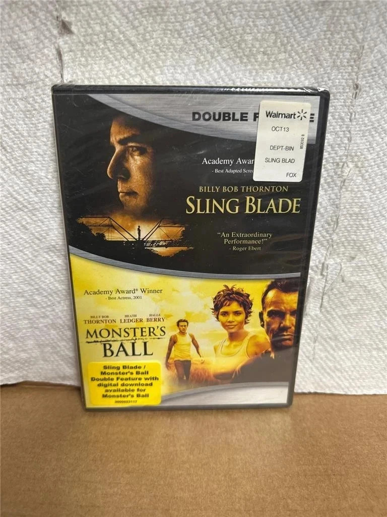 Sling Blade/Monsters Ball (DVD, 2013, 2-Disc Set) NEW Sealed Sling Blade/Monsters Ball (DVD, 2013, 2-Disc Set) NEW Sealed