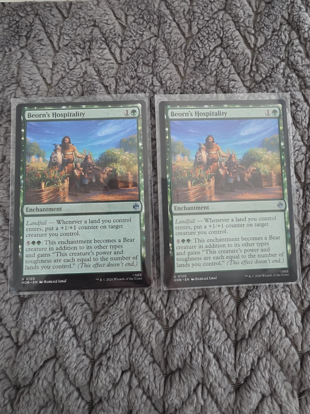 X2 MTG HOB Wizards of the Coast Beorn\'s Hospitality 120 Uncommon X2 X2 MTG HOB Wizards of the Coast Beorn\'s Hospitality 120 Uncommon X2