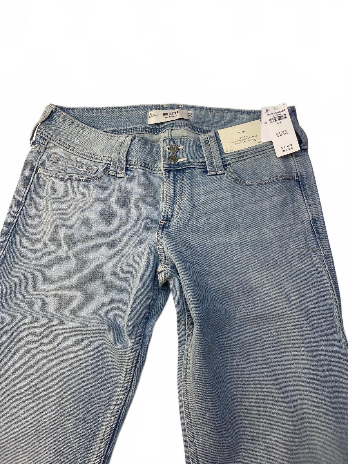 Hollister Light Wash Bootcut Jeans Size 10 Long