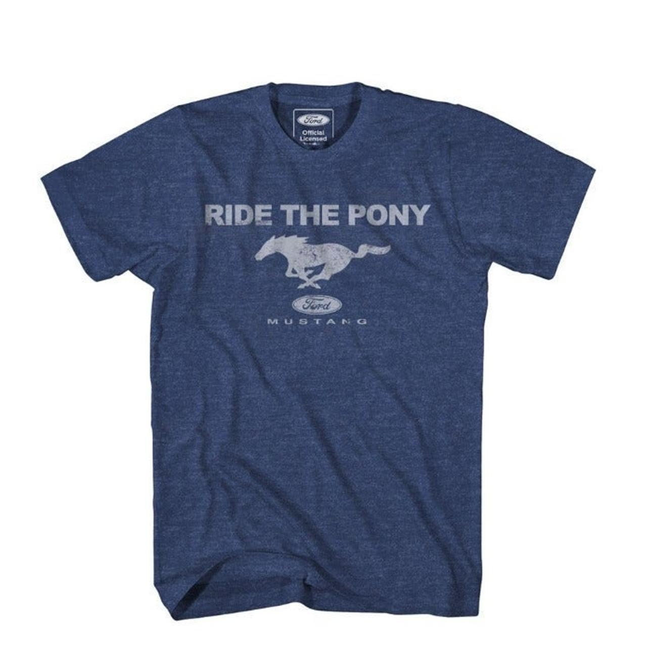 Ford Mustang Ride The Pony  T-Shirt New