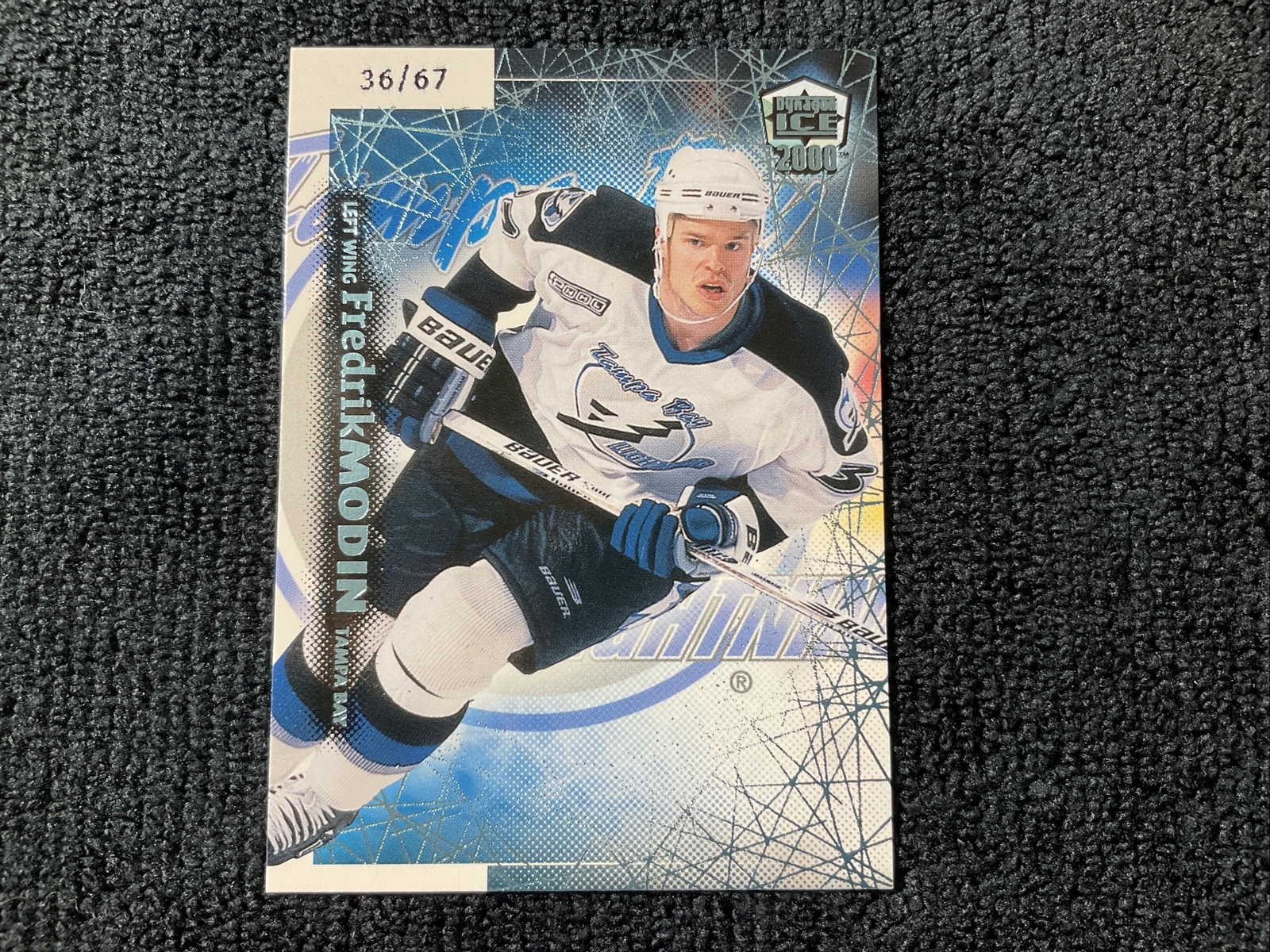 1999-00 Pacific Dynagon Hockey. Ice Premiere Date #182 Fredrik Modin 36/67 ONLY