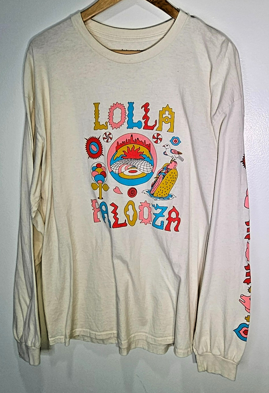 Lollapalooza Grant Park 2023 Chicago Concert T-Shirt Size XL