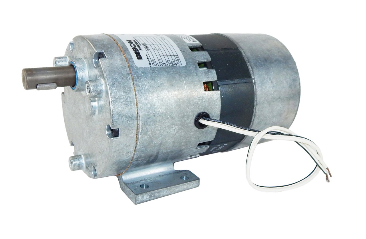 1LPL8 Dayton Direct Interchange, 30 RPM, 1/10 hp, 115V Bison AC Parallel Shaft