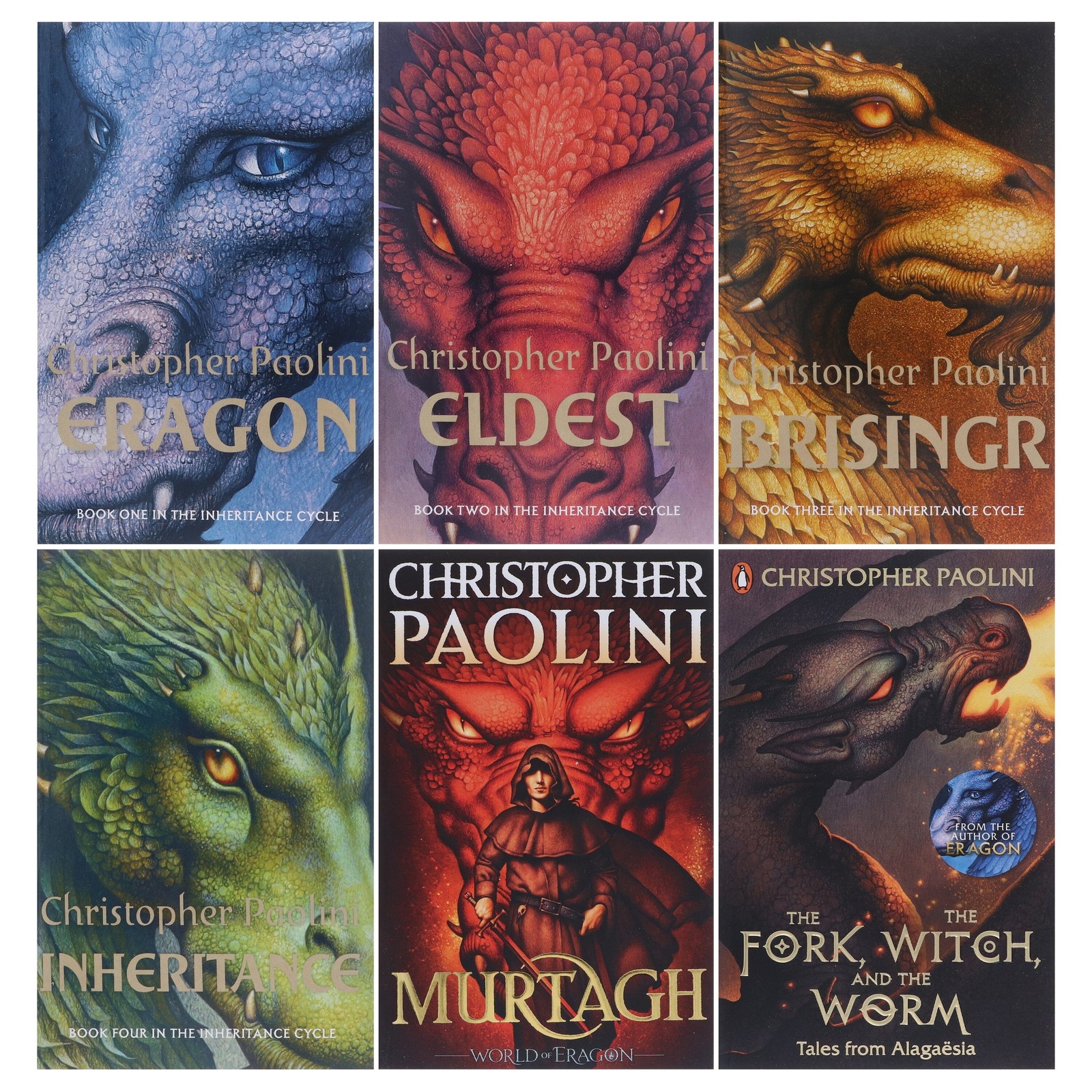 Inheritance Cycle By Christopher Paolini: 6 Books Set - Paperback