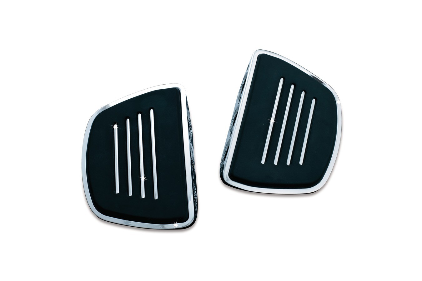 Kuryakyn 4393 Chrome Premium Mini Floor Boards without Adapter