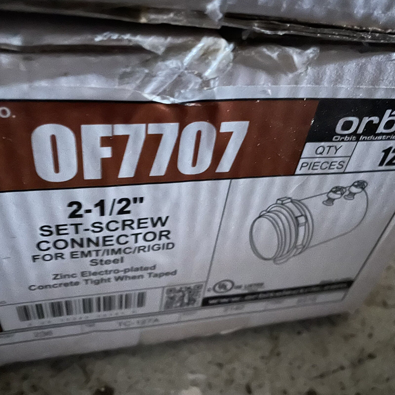 (12) ORBIT OF7707-S 2-1/2\ (12) ORBIT OF7707-S 2-1/2\