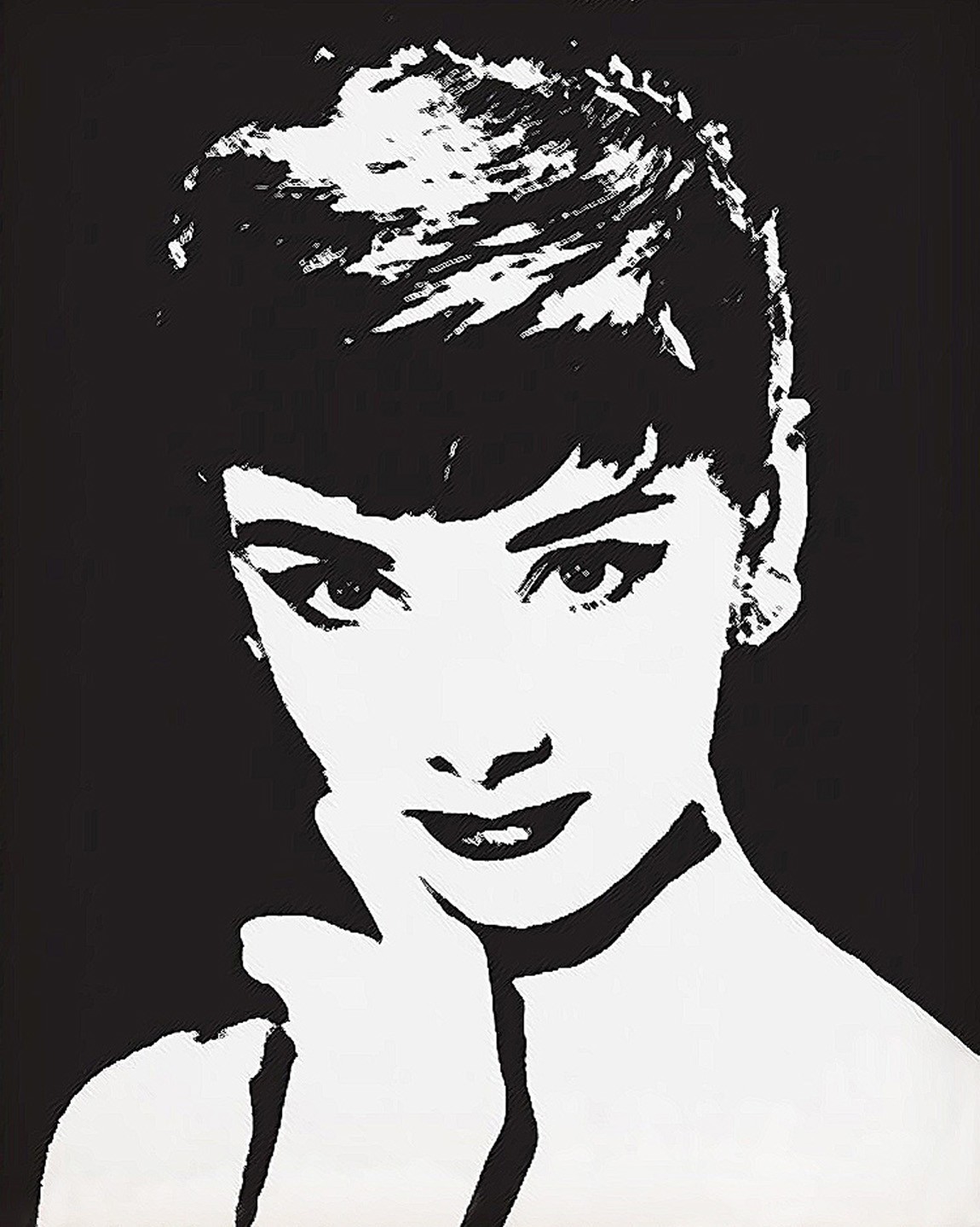 Audrey New York Acrylic Painting 16x20 Audrey New York Acrylic Painting 16x20
