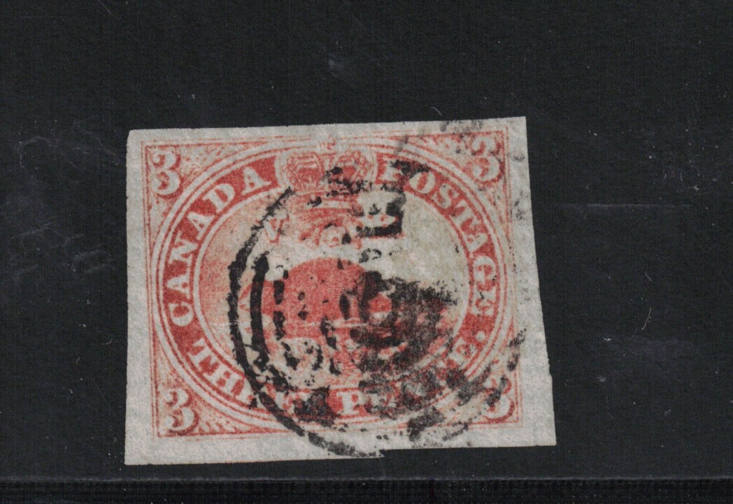 Canada #1 Extra Fine Used Huge Margin Gem **With Certificate**