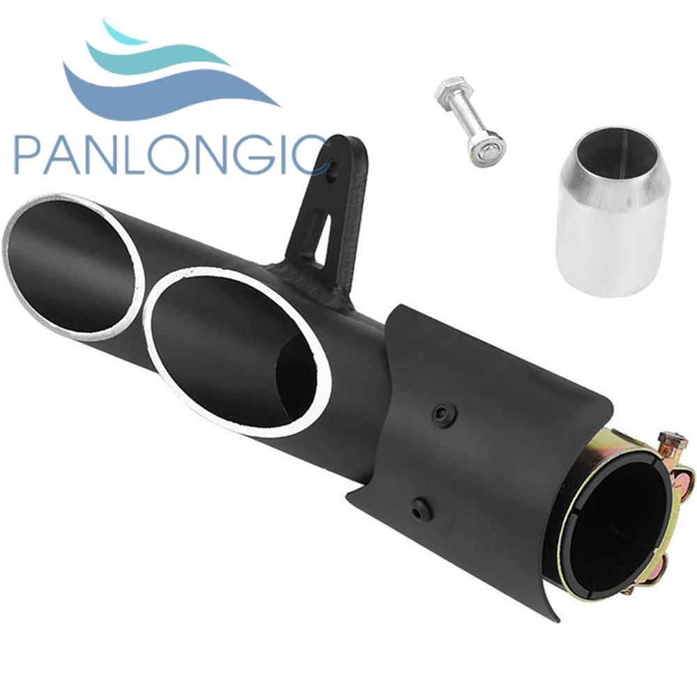 38mm-51mm Dual Outlet Motorcycle Exhaust Muffler Tail Pipe For Yamaha YZF-R6