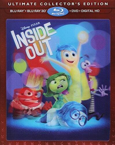 Disney Pixar Inside Out 3D Exclusive Ultimate Collector\'s Edition ( 3D Bl - GOOD Disney Pixar Inside Out 3D Exclusive Ultimate Collector\'s Edition ( 3D Bl - GOOD