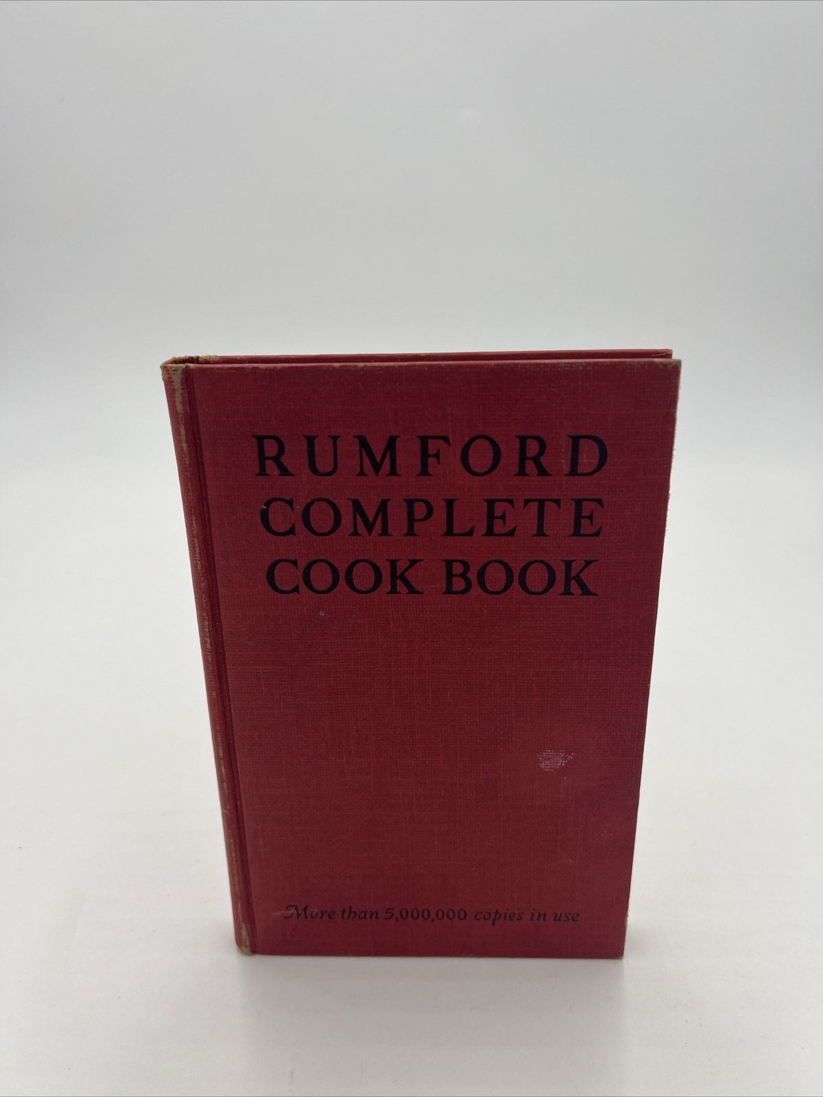 VINTAGE 1948 RUMFORD COMPLETE COOKBOOK~ Hardcover Red