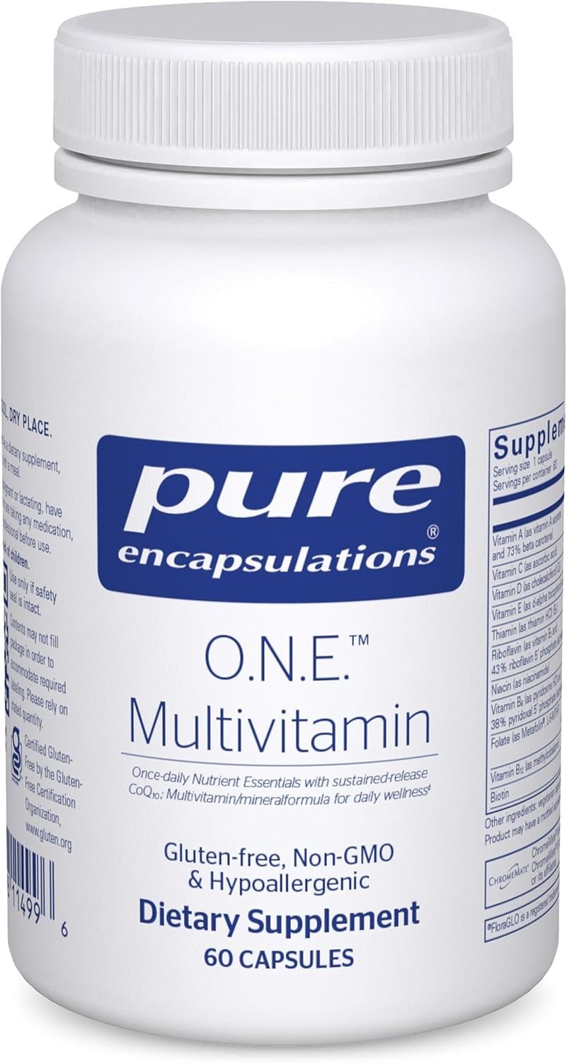 Pure Encapsulations O.N.E. Multivitamin, 60 Capsules Exp.06/28