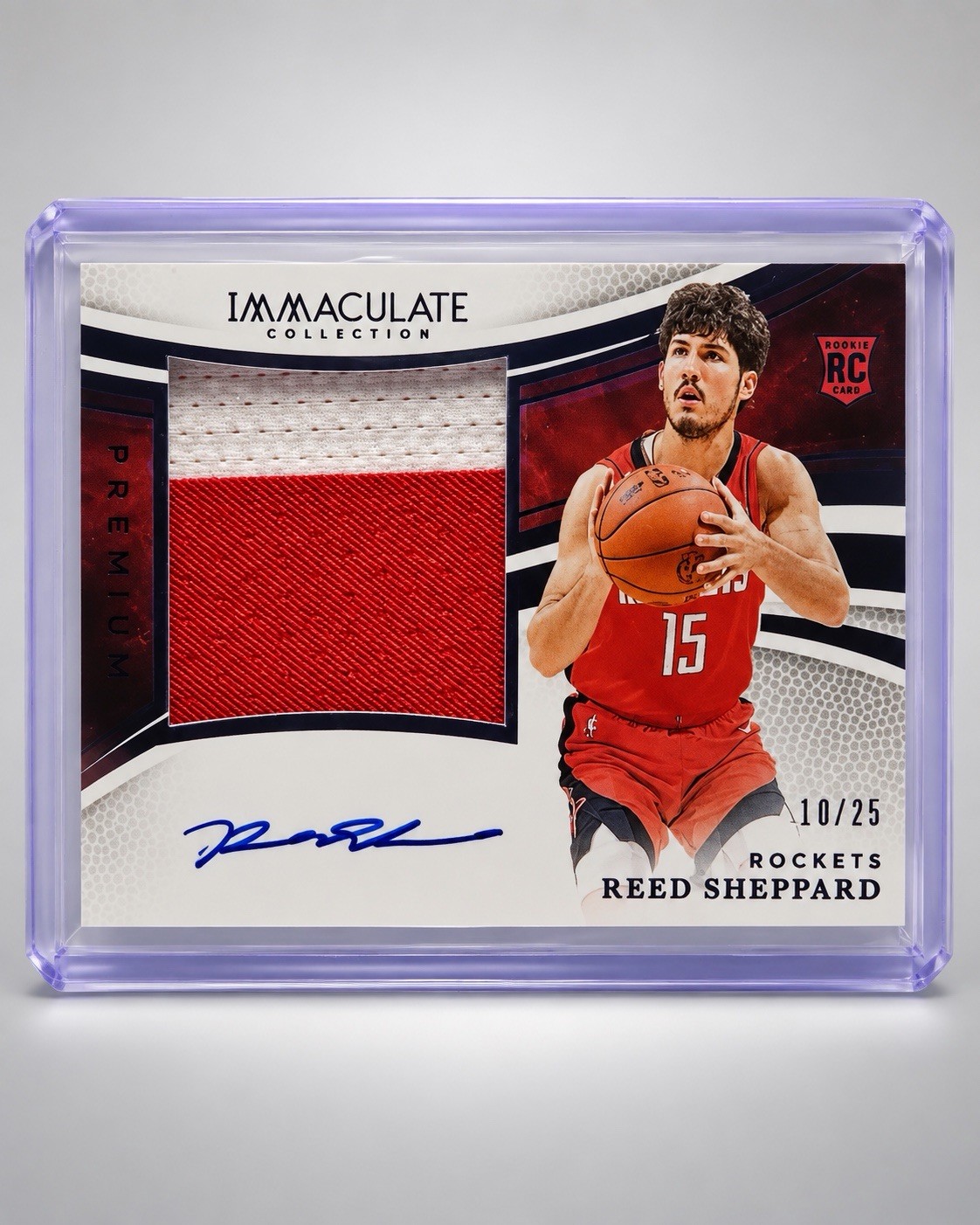 2024-25 Immaculate Reed Sheppard Premium Patch Auto /25 PPA-RSH 10/25 RC