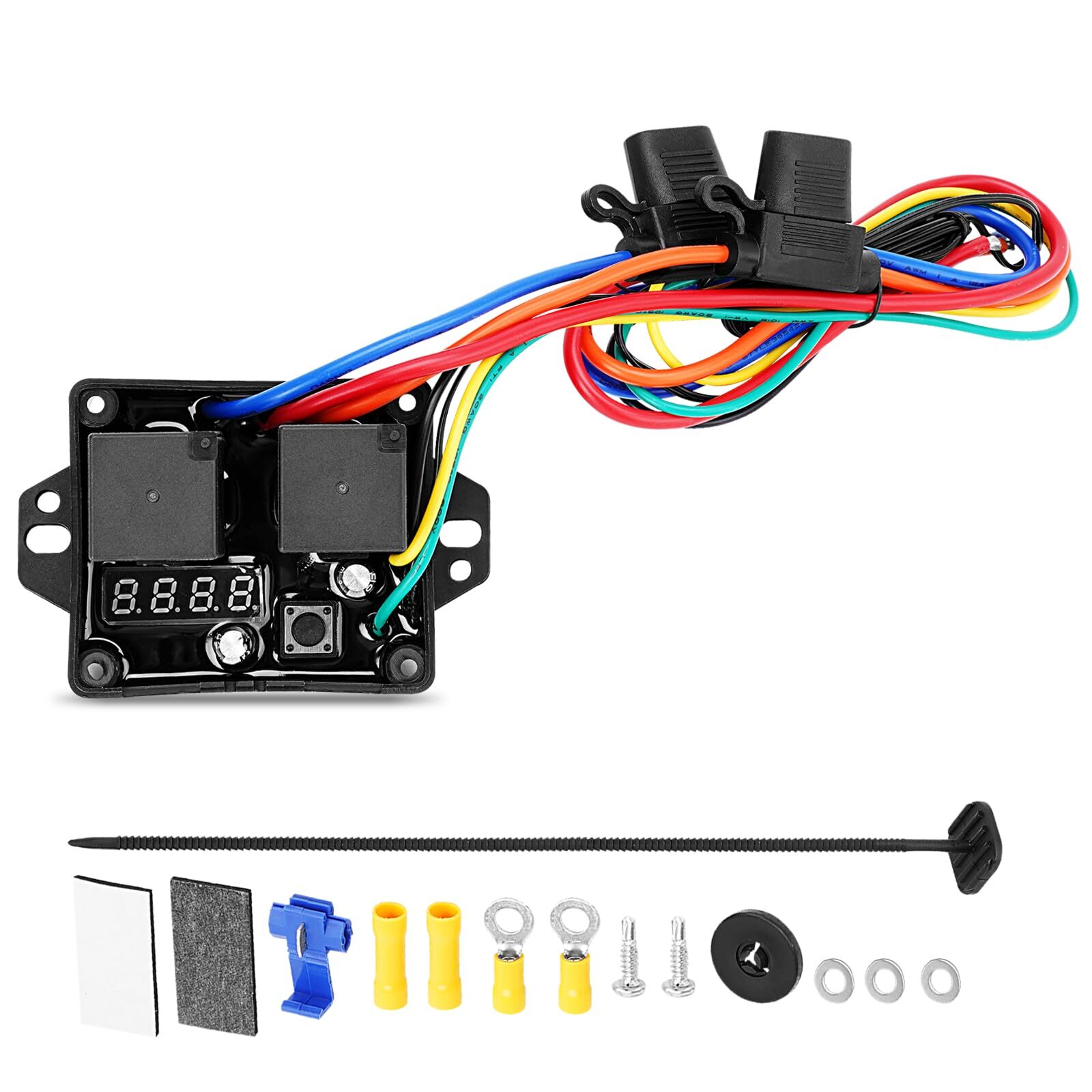 Digital Adjustable Thermostat Radiator Fan Temperature Controller DC-0444