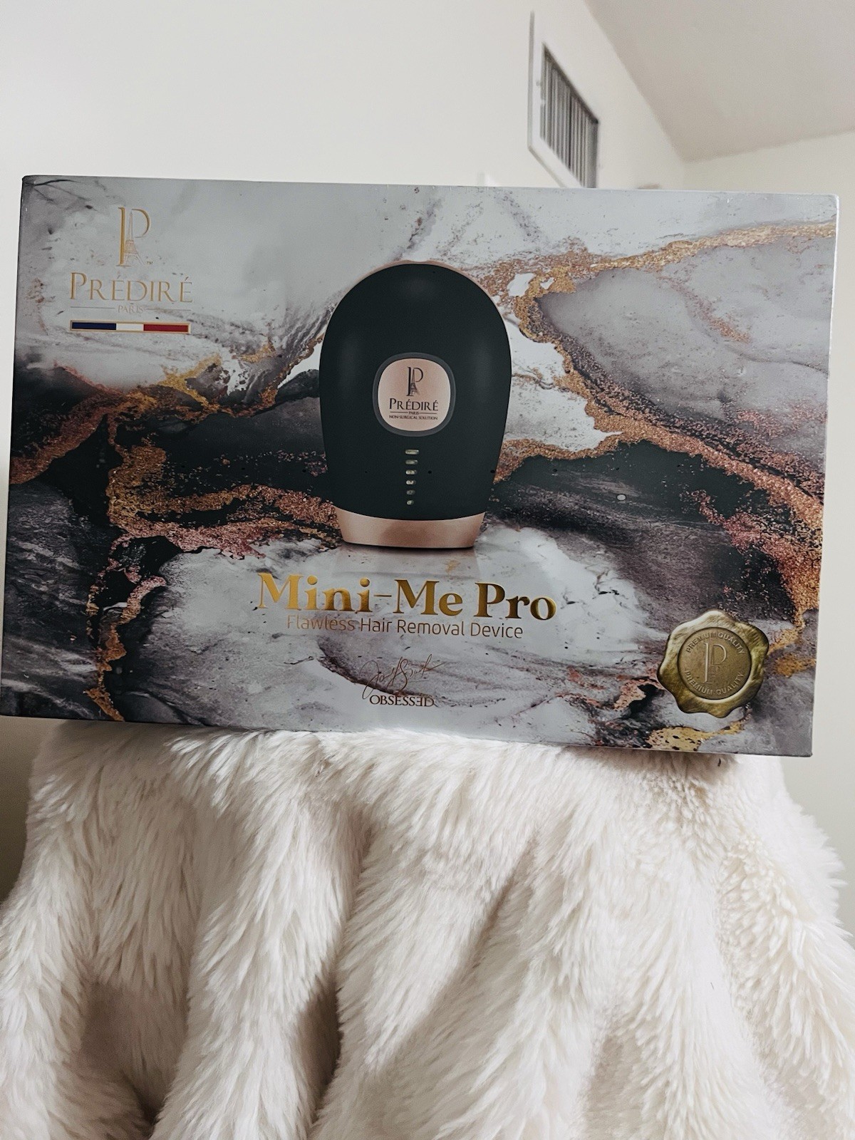 Prédiré Paris Mini-Me Pro IPL Hair Removal Device Black/Rose Gold 600K PP-HR Prédiré Paris Mini-Me Pro IPL Hair Removal Device Black/Rose Gold 600K PP-HR