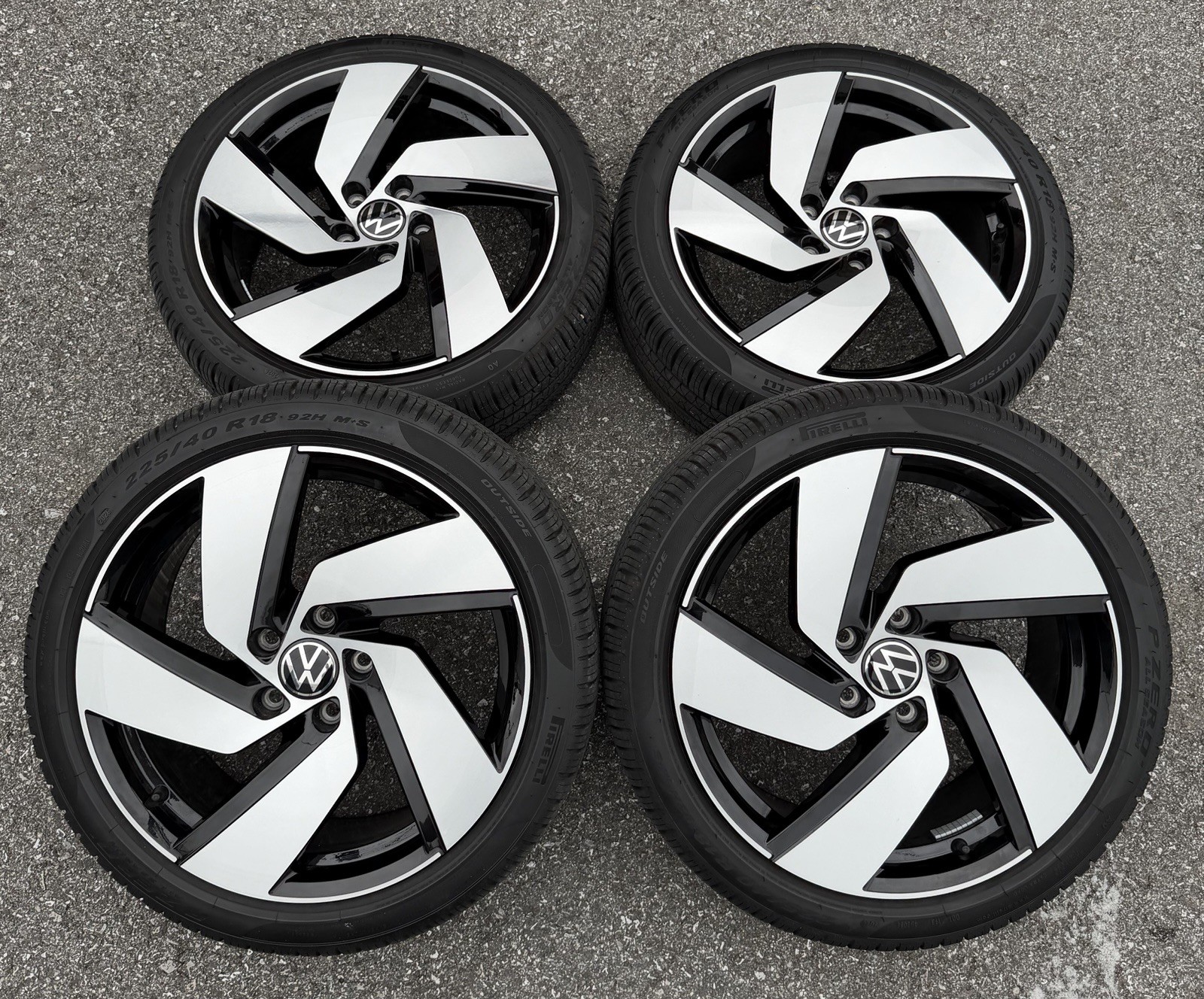 2026 Volkswagen VW GTI Golf 18” Wheels Rims Tires 2025 2024 2023 2022 2021 2020