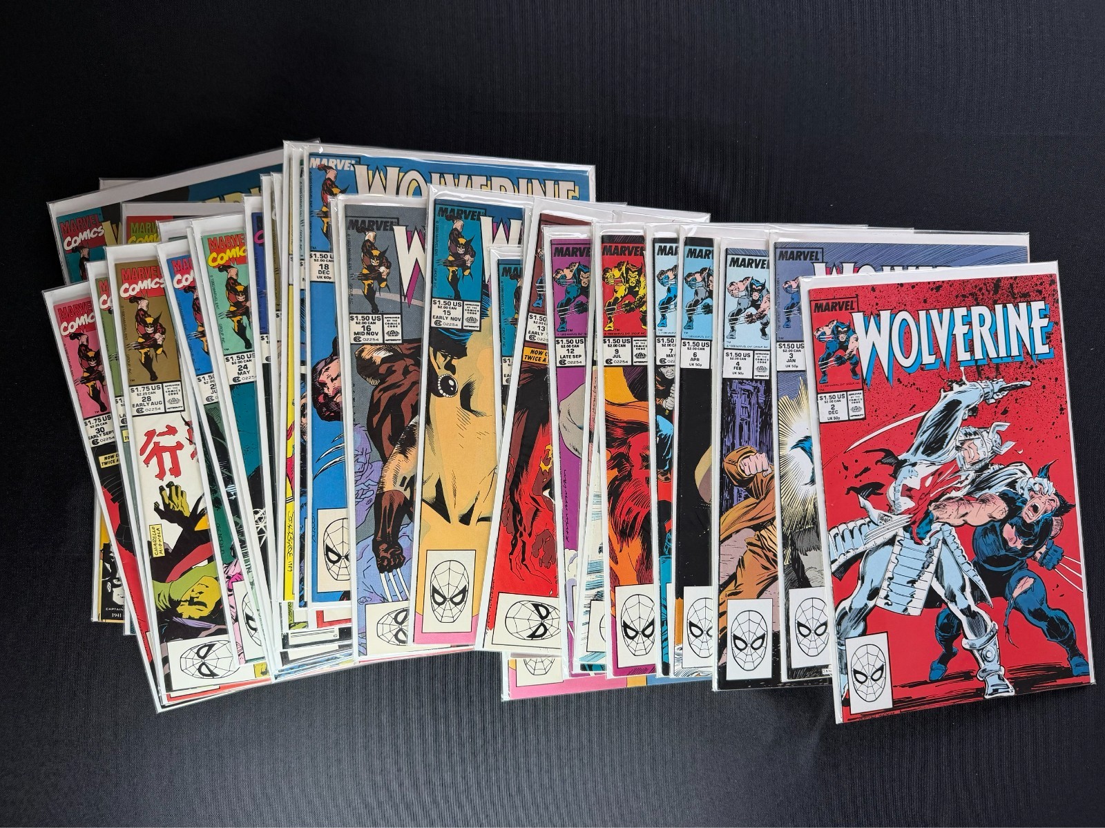 Wolverine Early Run Lot #2-34 Marvel Comics High Grade NM Range Bagged & Boarded