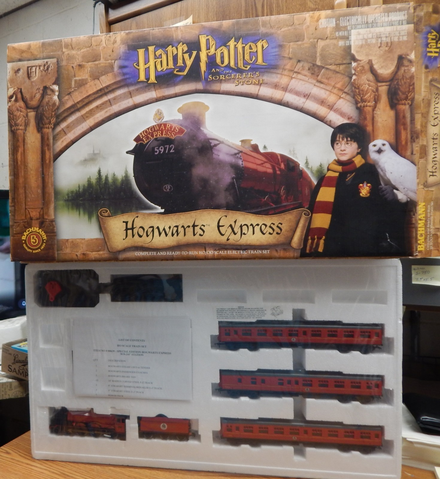 BACHMANN 00639 HARRY POTTER SORSERER\'S STONE HOGWARTS EXPRESS TRAIN SET NIB HO BACHMANN 00639 HARRY POTTER SORSERER\'S STONE HOGWARTS EXPRESS TRAIN SET NIB HO