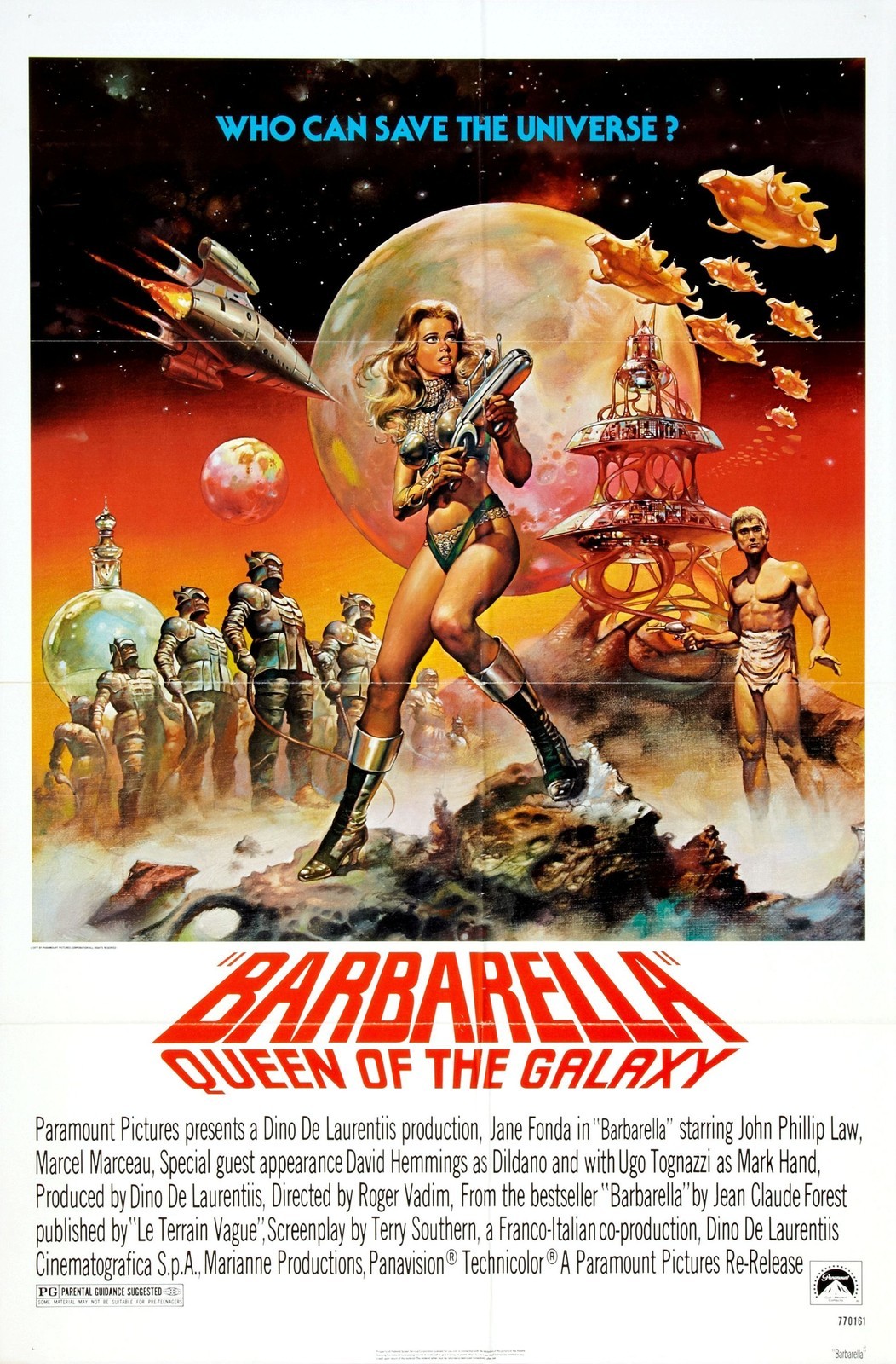 BARBARELLA Movie Poster 1968 