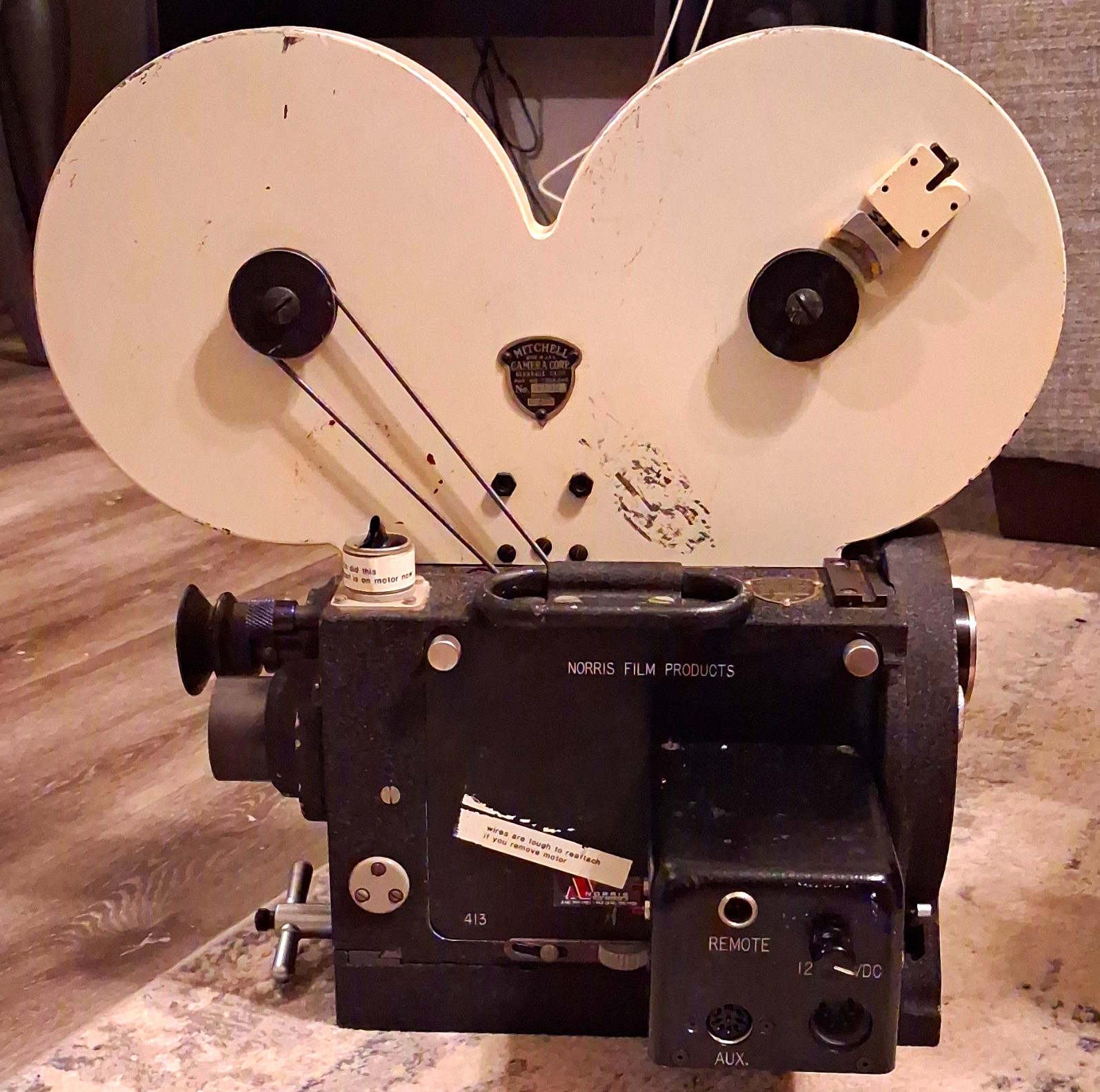 RARE Vintage Mitchell 16mm_400 Display or Parts Only
