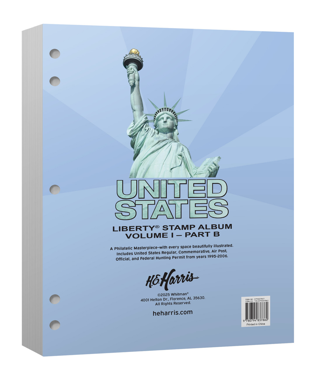 H.E. Harris Liberty® Postage Stamp Album Pages Volume I - Part B (1995-2006) H.E. Harris Liberty® Postage Stamp Album Pages Volume I - Part B (1995-2006)