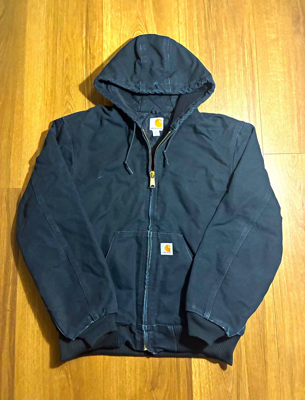Vintage Carhartt J140 BLK Active Jacket Made in USA - Black - Men\'s Size M