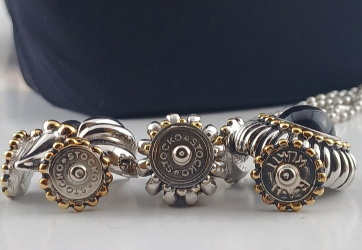 Vintage 1980s Joseph Esposito KLICKIT/STOCKO Interchangeable Necklace-3 Piece